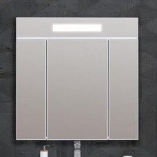 Зеркальный шкафчик Фреш 80, цвет белый